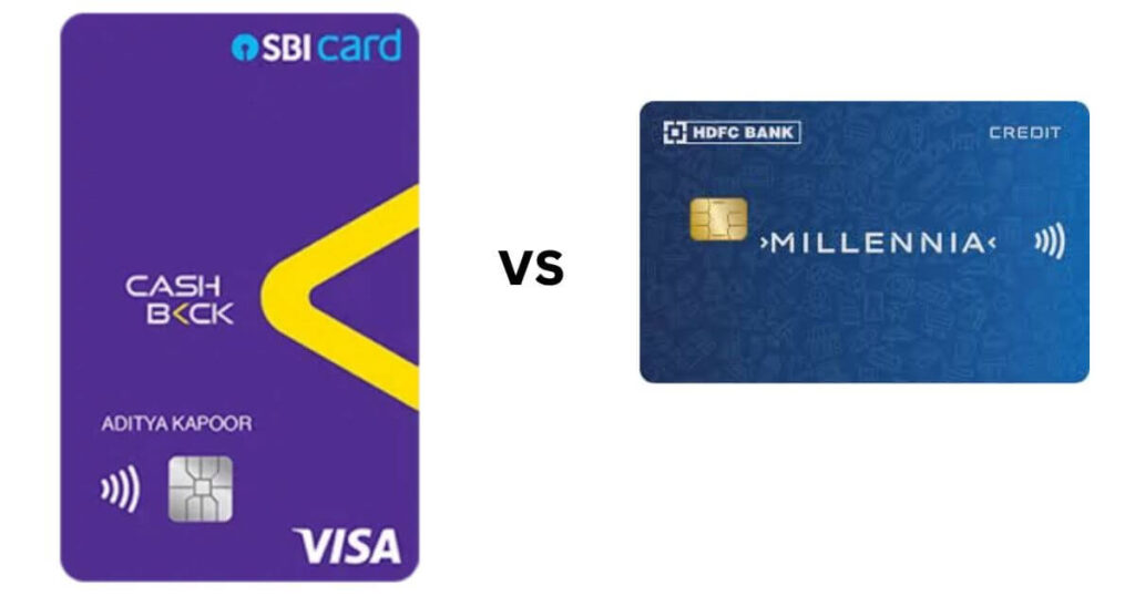 SBI Cashback vs HDFC Millennia Credit Card Comparison 2026